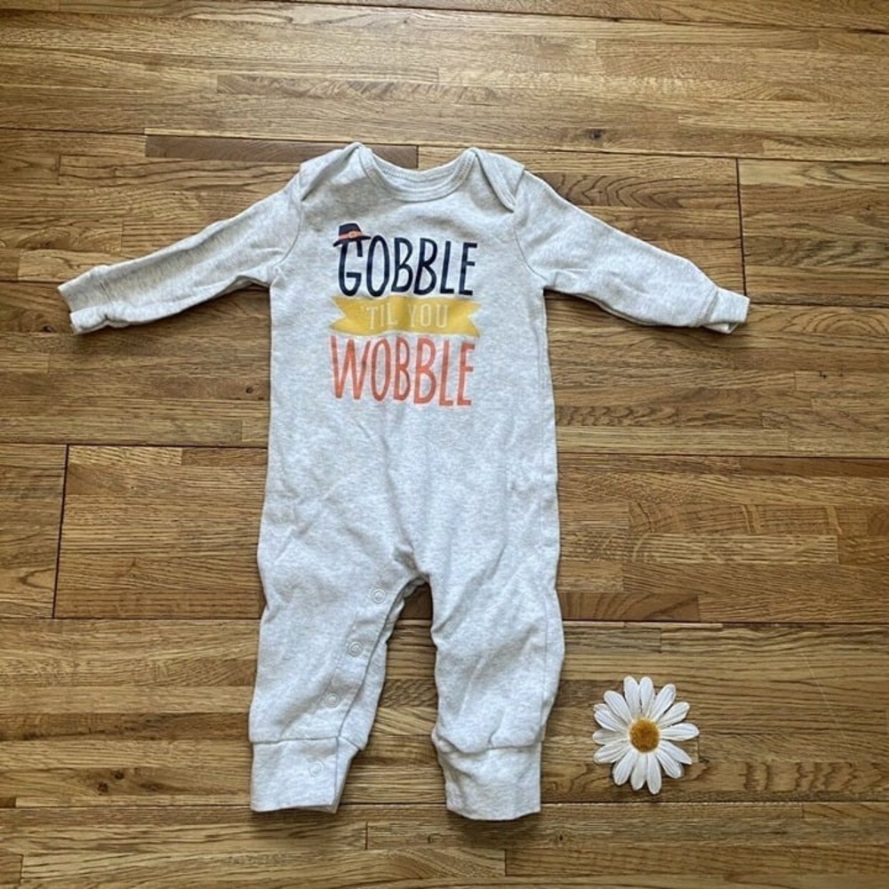 Carter's Gobble Til You Wobble One Piece Size 3‎ Months